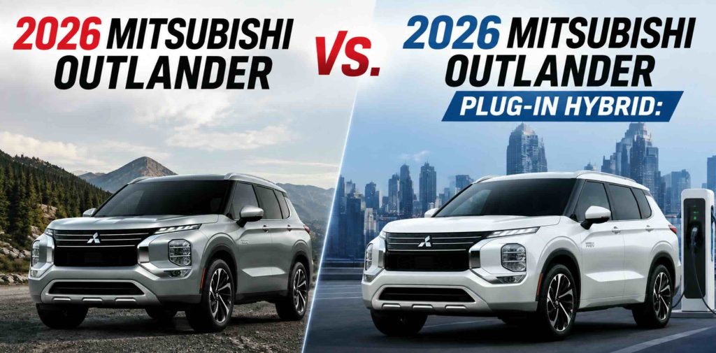 2026 Mitsubishi Outlander vs. Outlander PHEV | Which SUV?