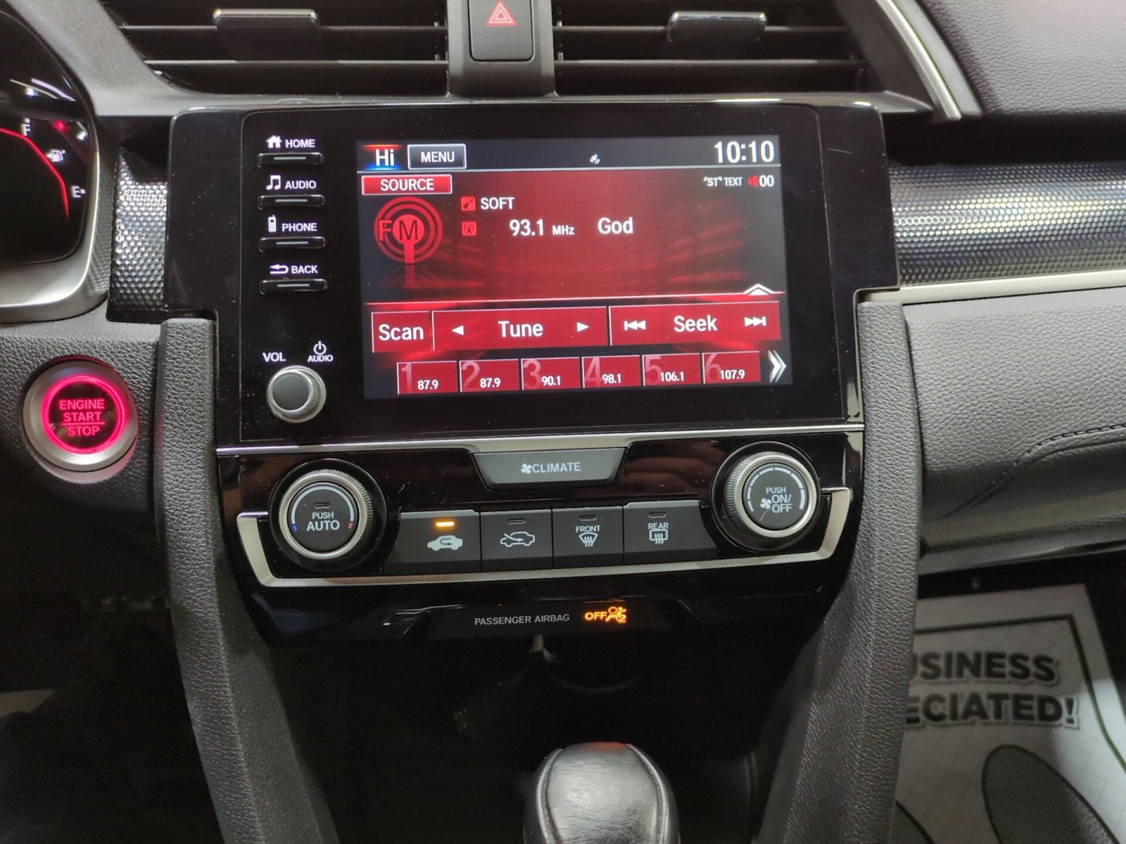 2019 Honda Civic Sport