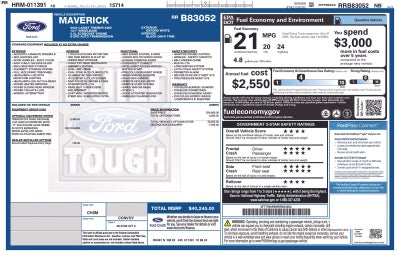 2024 Ford Maverick Lariat TREMOR Package