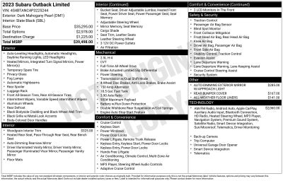 2023 Subaru Outback Limited