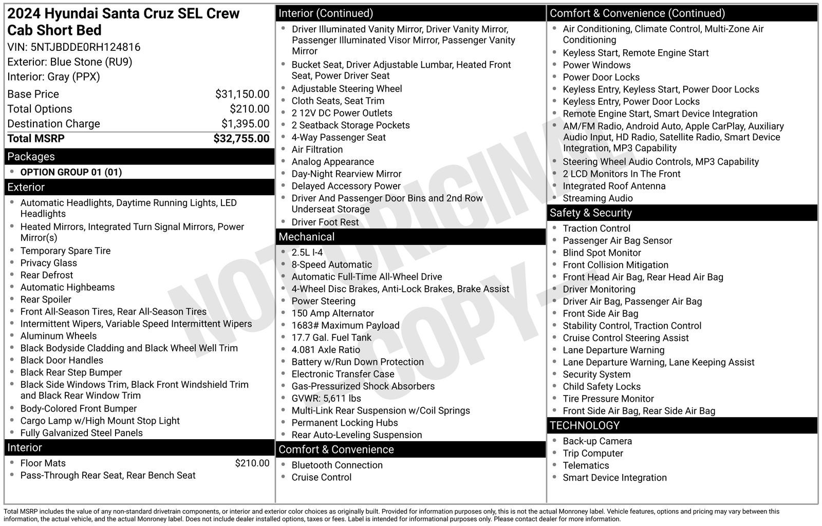 2024 Hyundai Santa Cruz SEL