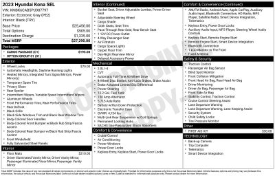 2023 Hyundai Kona SEL