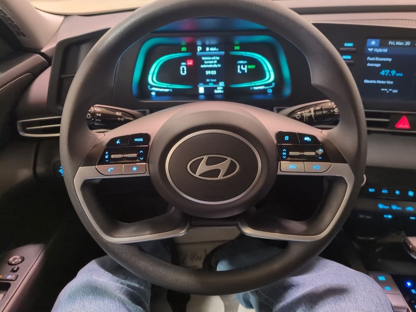 2025 Hyundai Elantra Hybrid Blue